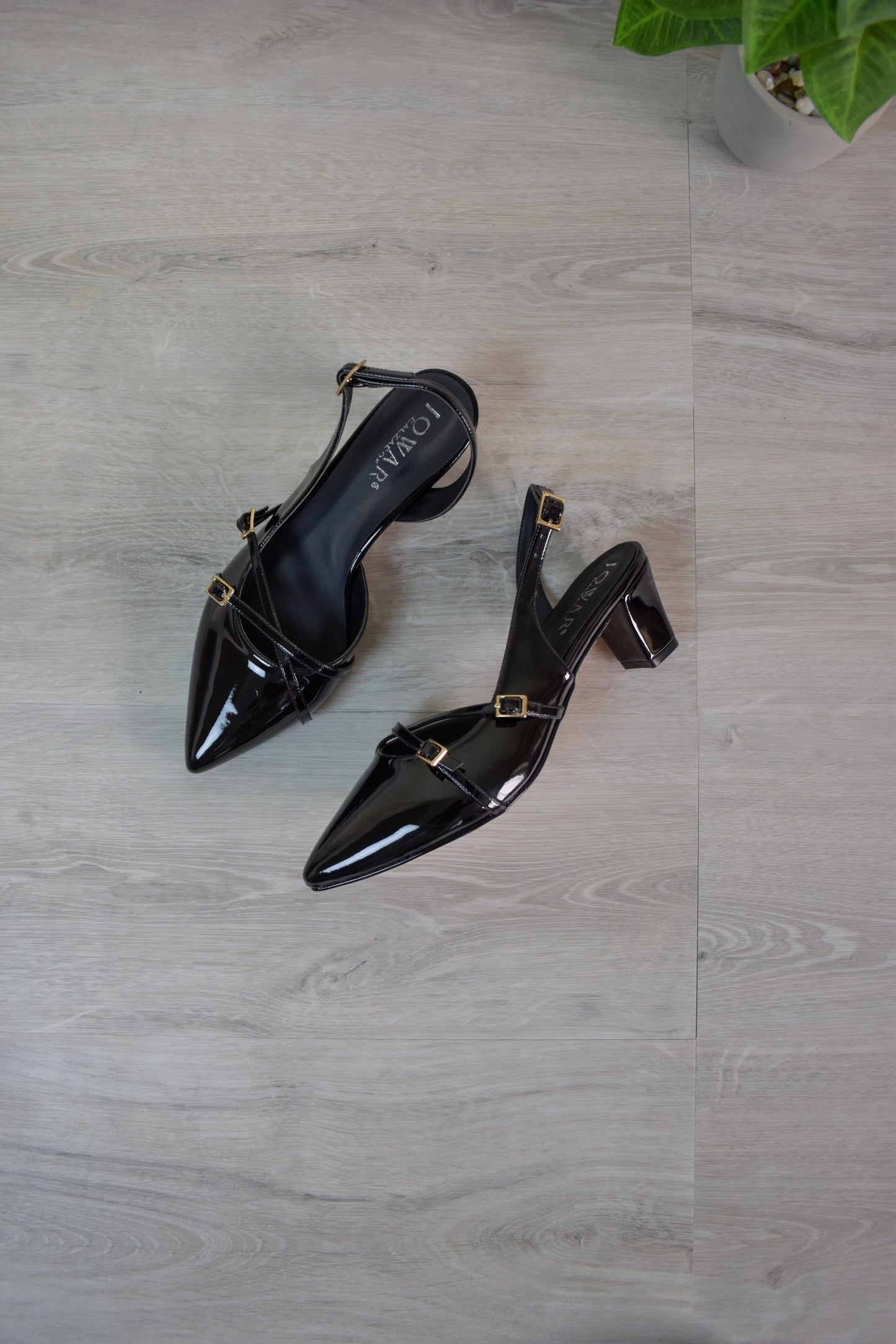 Stilettos HEIDY negro charol T5