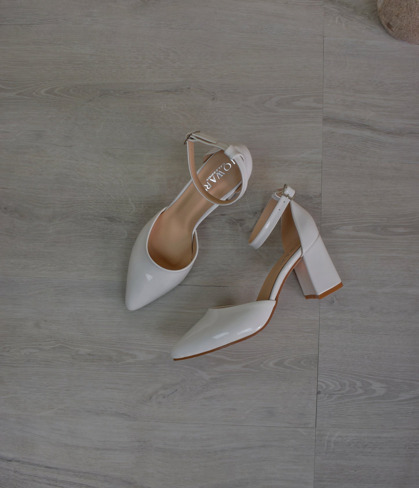Stilettos DOVE blanco Taco 7C