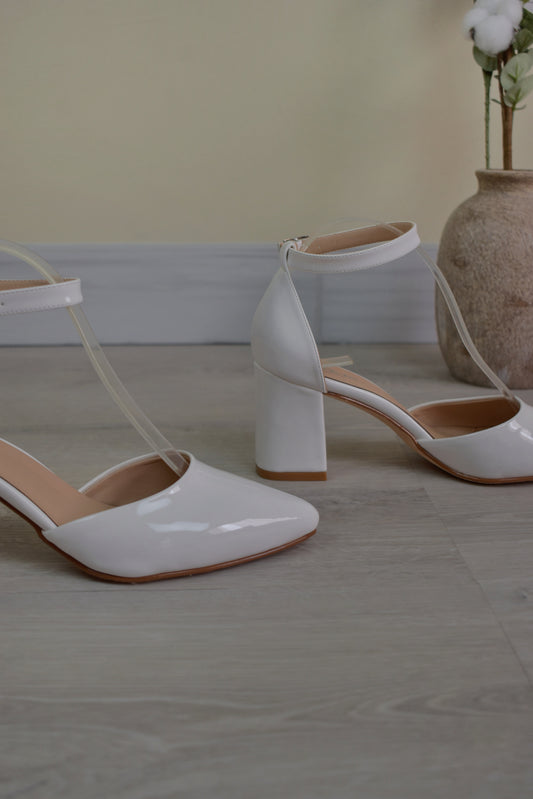 Stilettos DOVE blanco Taco 7C