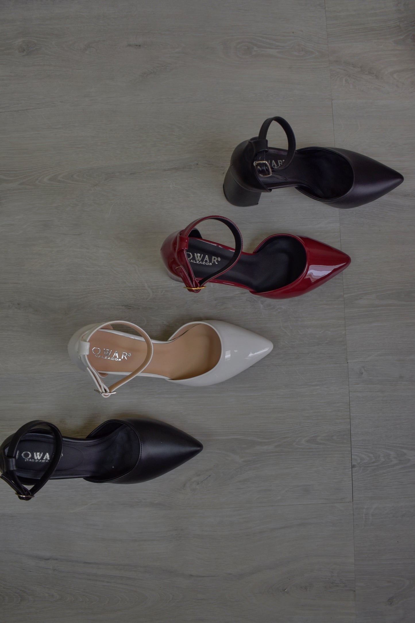 Stilettos DOVE blanco Taco 7C