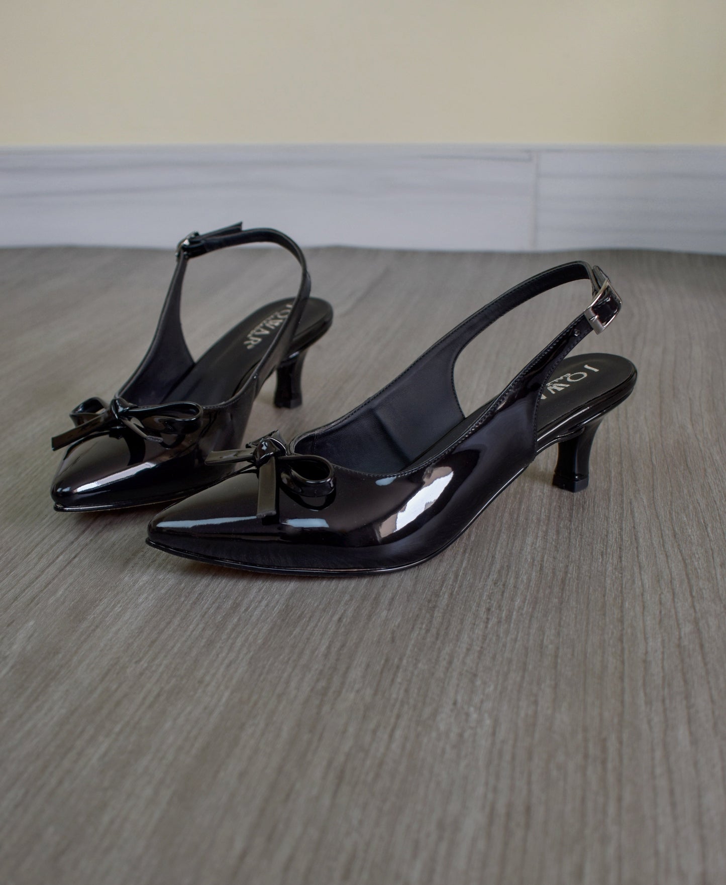 Stilettos RACHEL negro charol