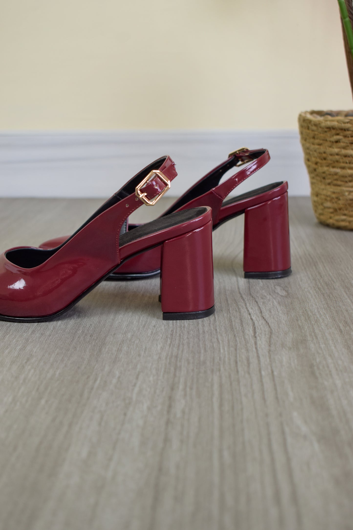 Stilettos MILEY vino charol