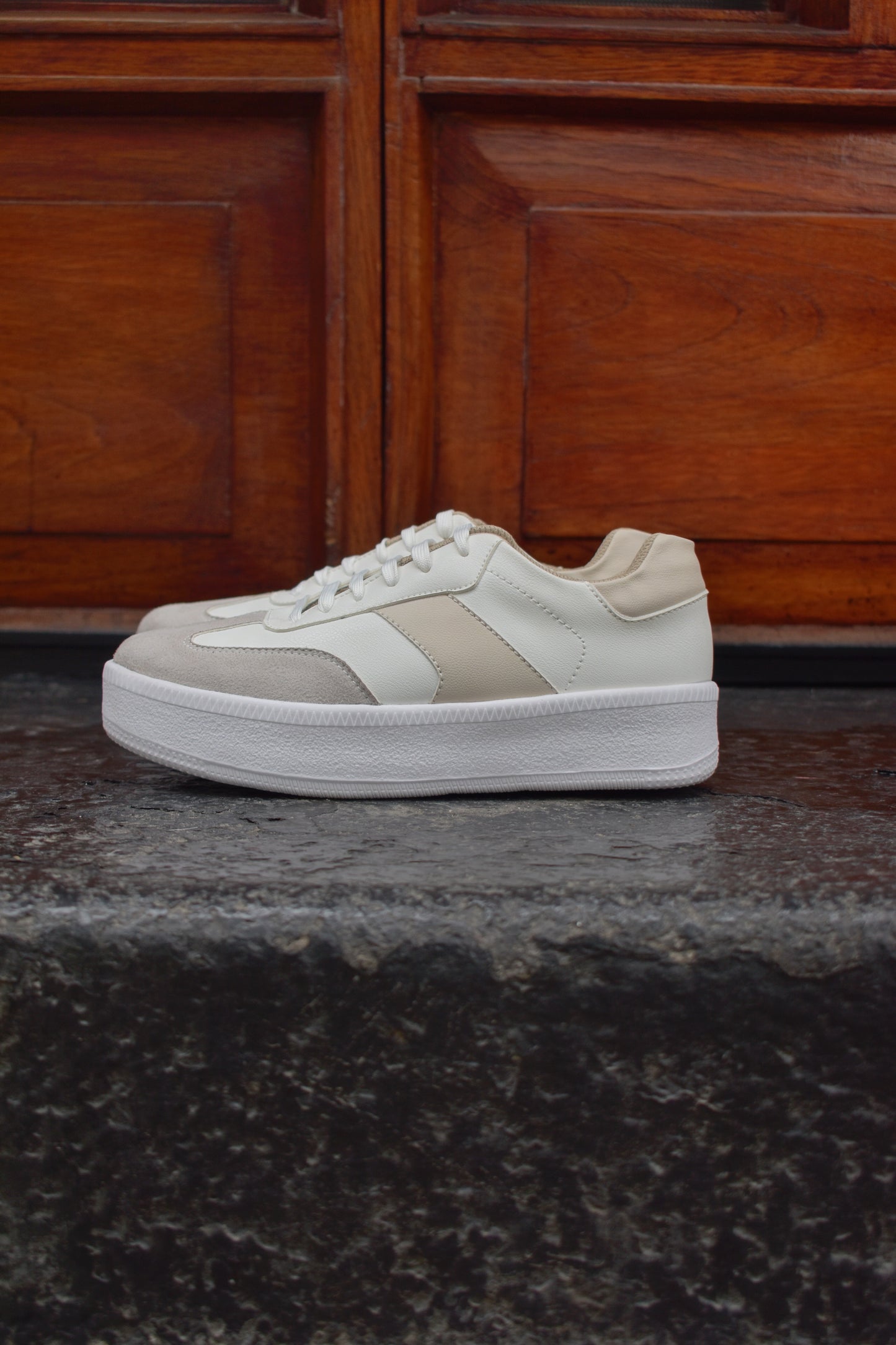 Zapatillas ESTER hueso