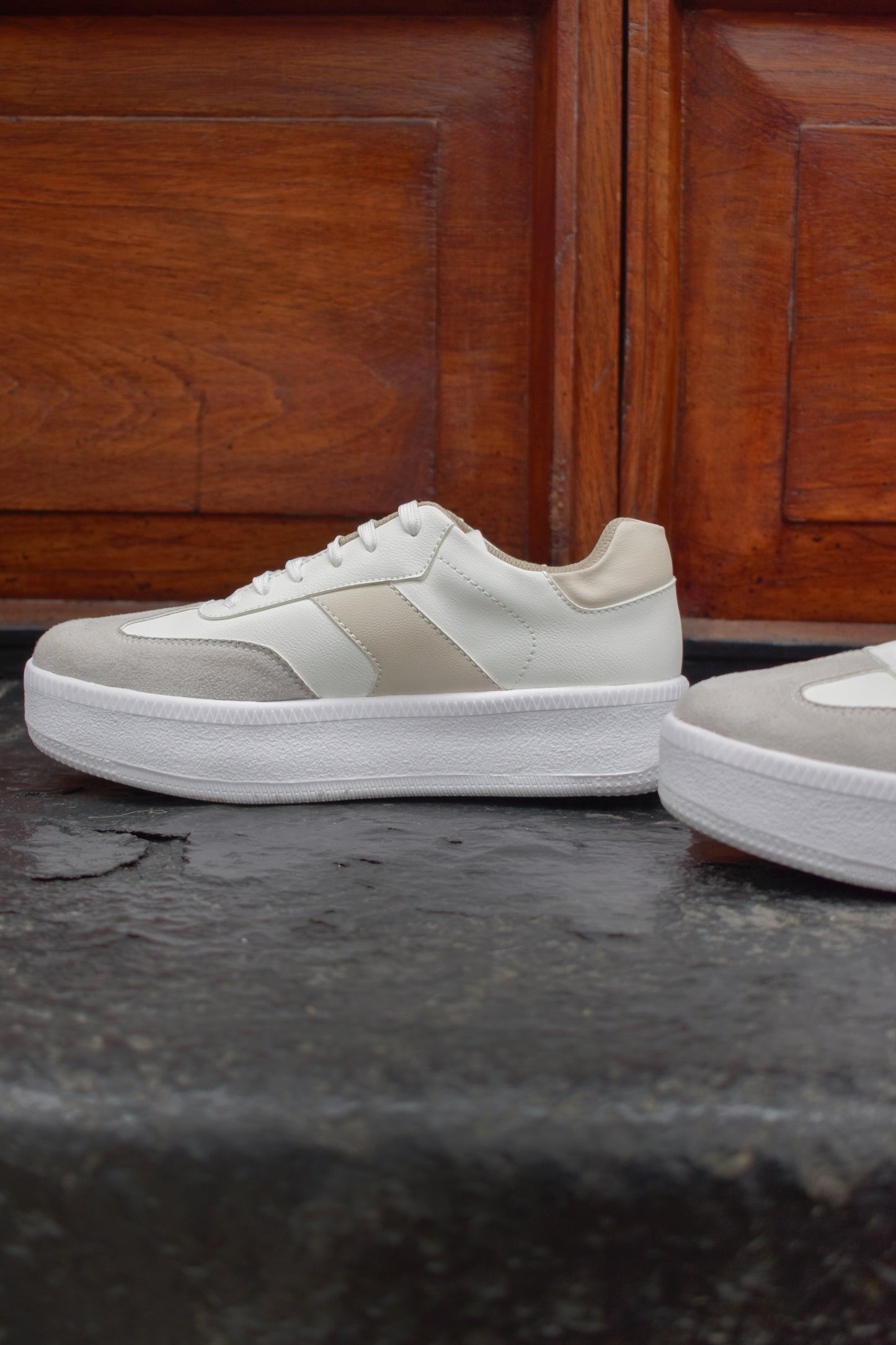 Zapatillas ESTER hueso