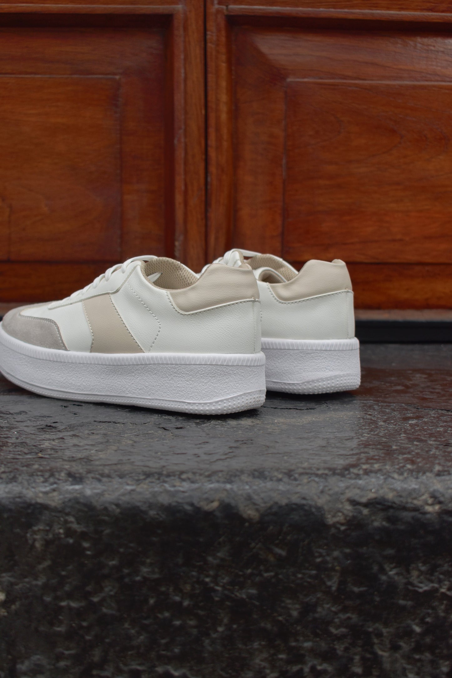 Zapatillas ESTER hueso
