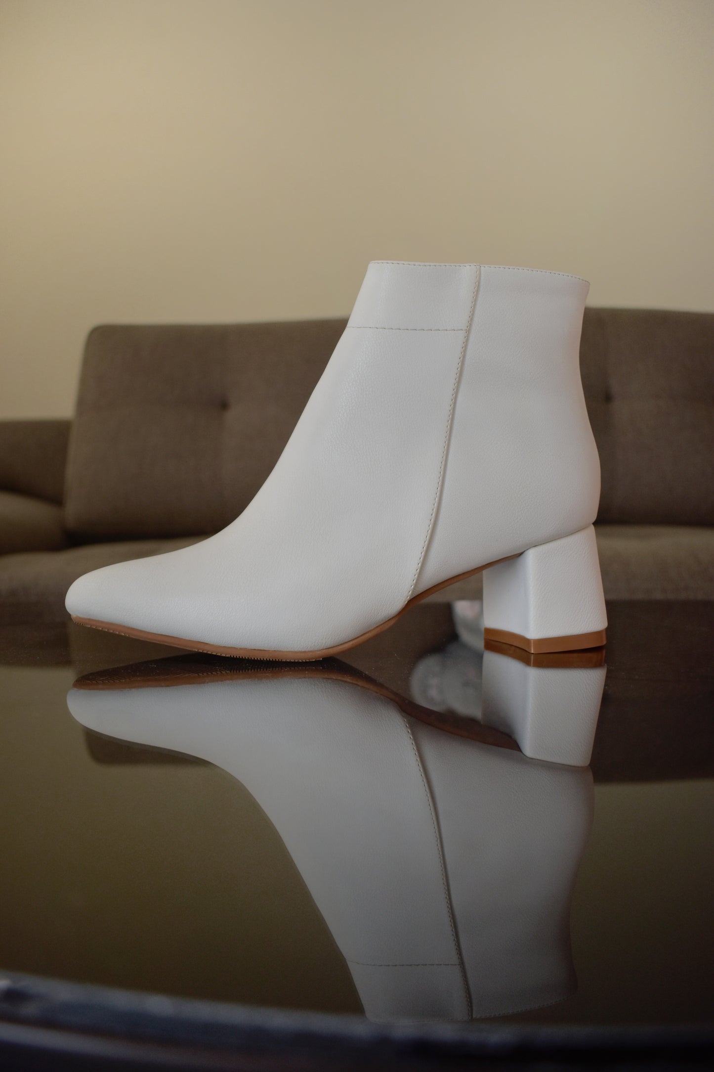 PARIS boots blanco Taco 5