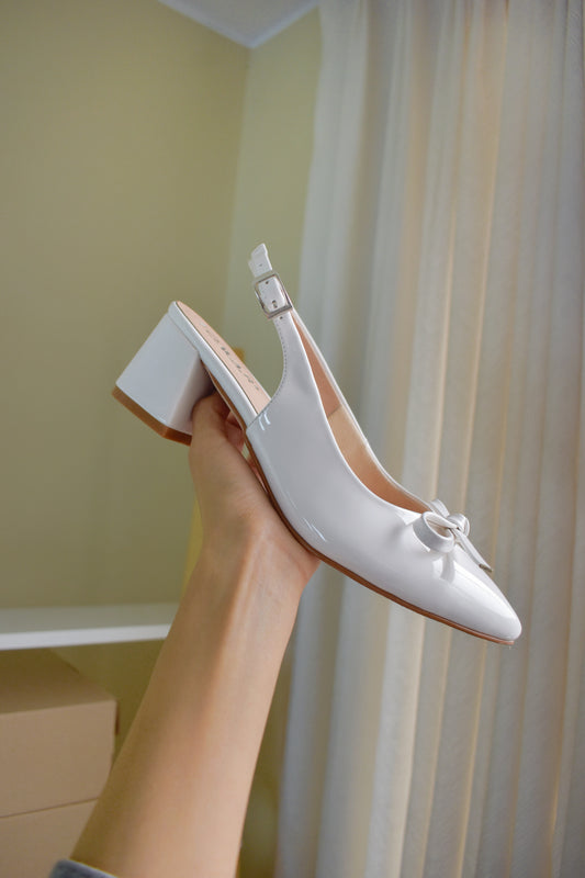 Stilettos RACHEL blanco Taco 5C