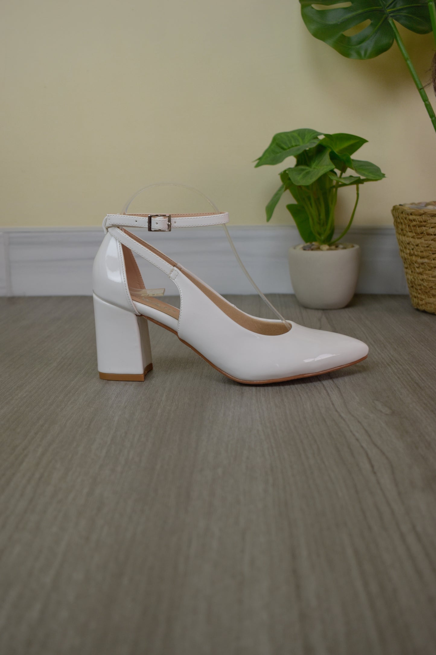 Stilettos KALI Blanco charol