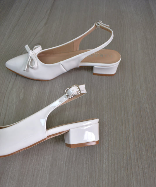 Stilettos RACHEL blanco Taco 3C