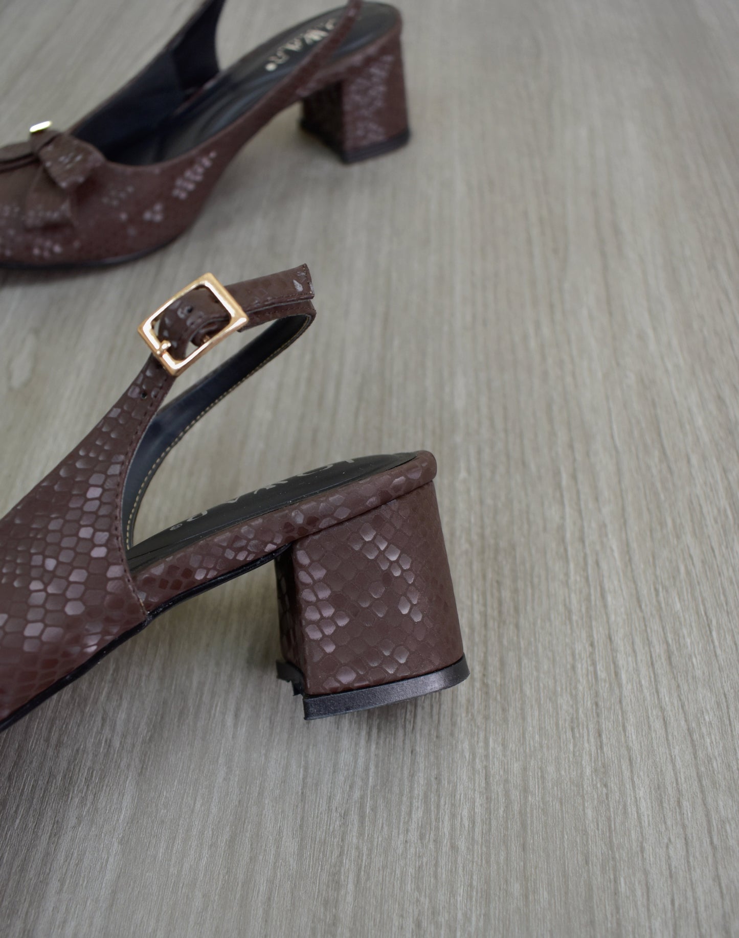 Stilettos FATIMA chocolate Taco 5C