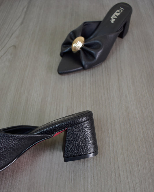 Sandalias HANNA negro Taco 5C