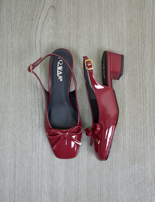 Stilettos RACHEL square vino Taco 3C