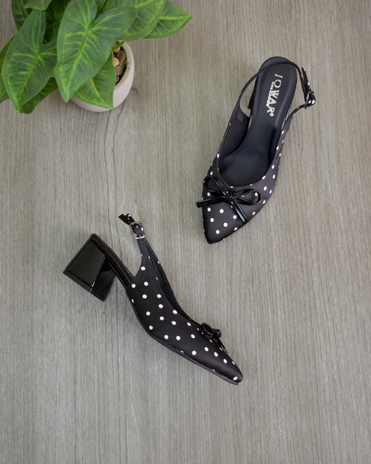 Stilettos RACHEL POLKA Negro Taco 5C