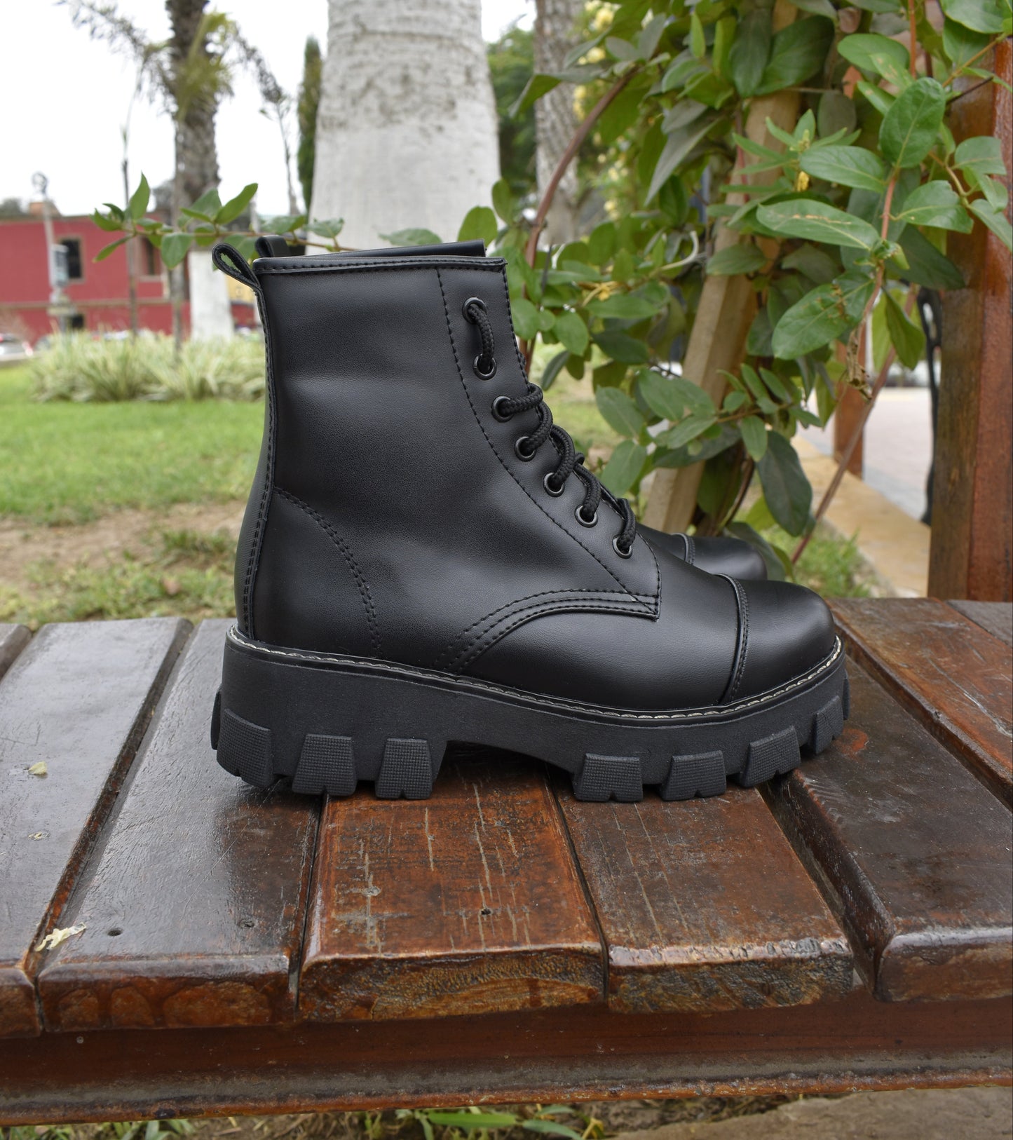 COMBAT Boots LINE negro