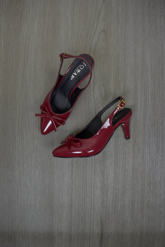 Stilettos RACHEL vino charol T7