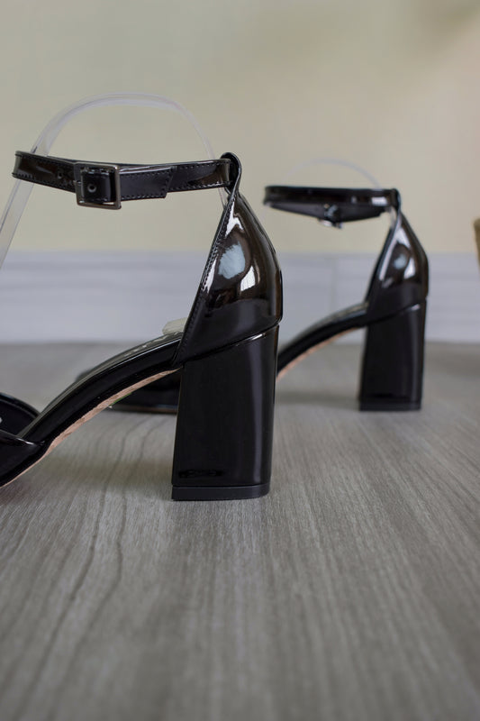 Stilettos DOVE negro charol Taco 7C
