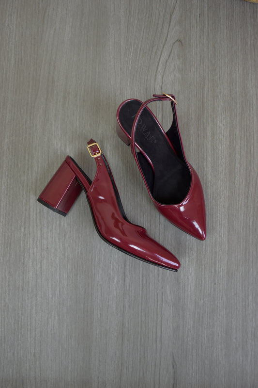 Stilettos MILEY vino charol