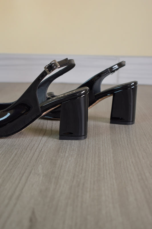 Stilettos RACHEL negro taco cuadrado