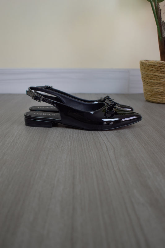 Stilettos RACHEL negro charol  1cm
