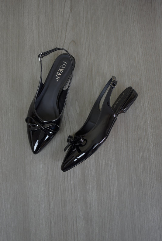 Stilettos RACHEL negro charol  1cm