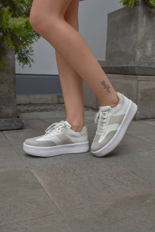 Zapatillas ESTER hueso