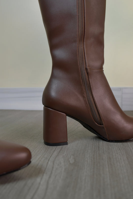 ASHLEY boots chocolate
