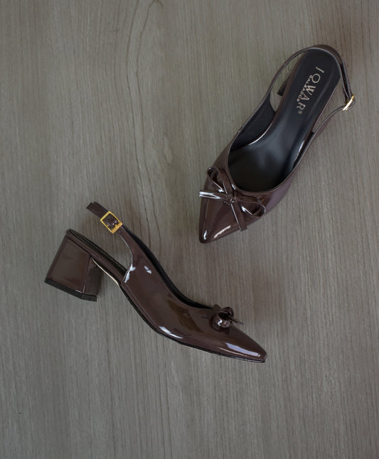 Stilettos RACHEL chocolate T5cm C