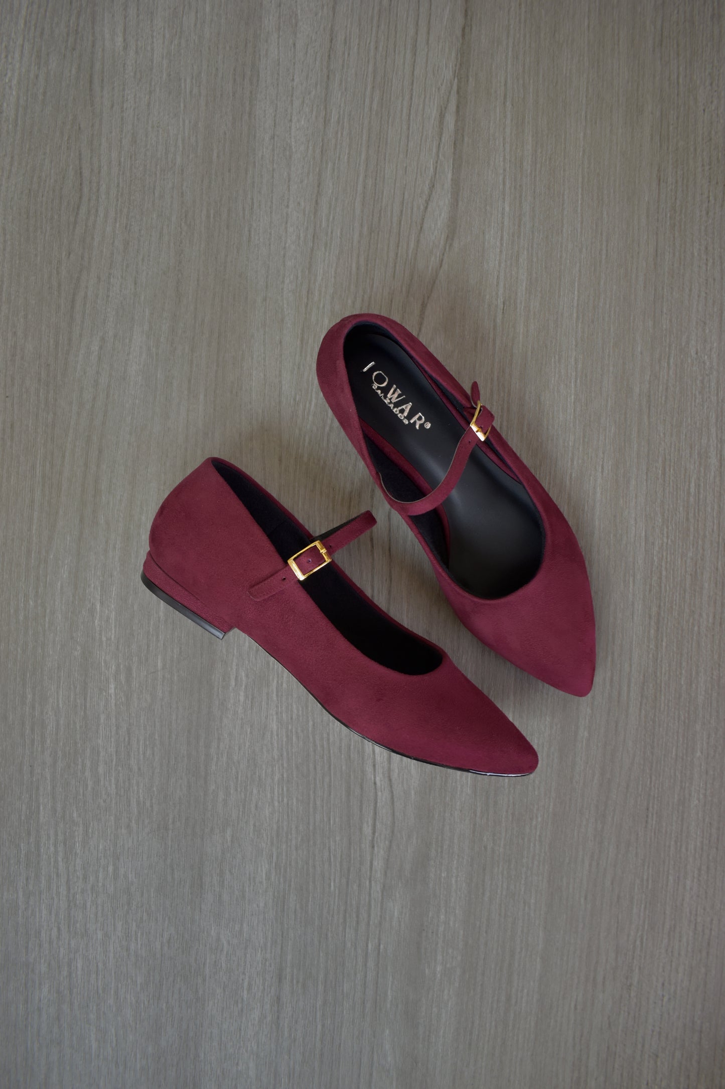 Ballet Flats Marian vino agamuzado