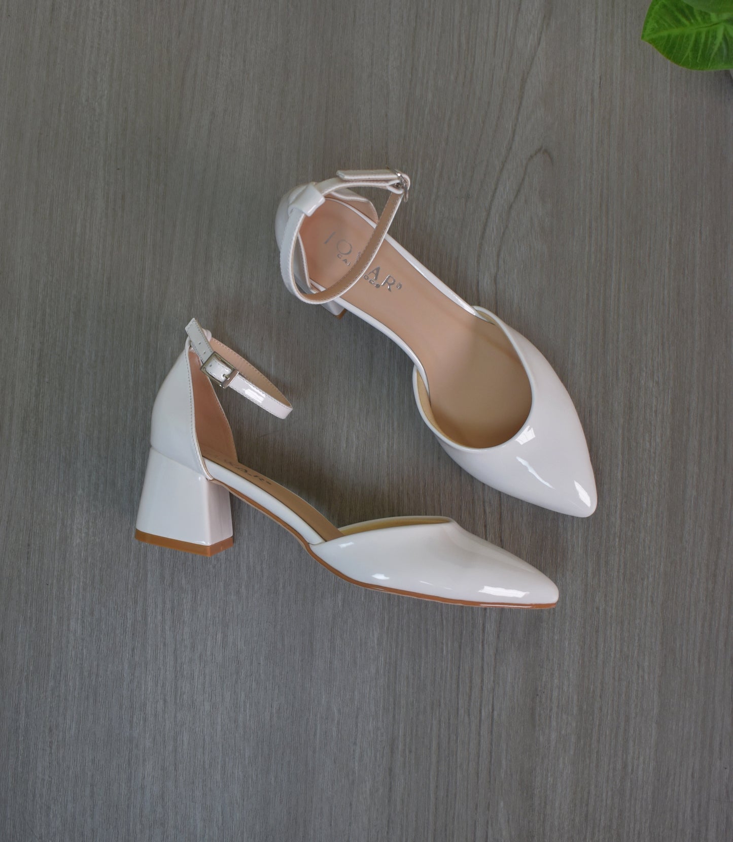 Stilettos DOVE blanco Taco 5C
