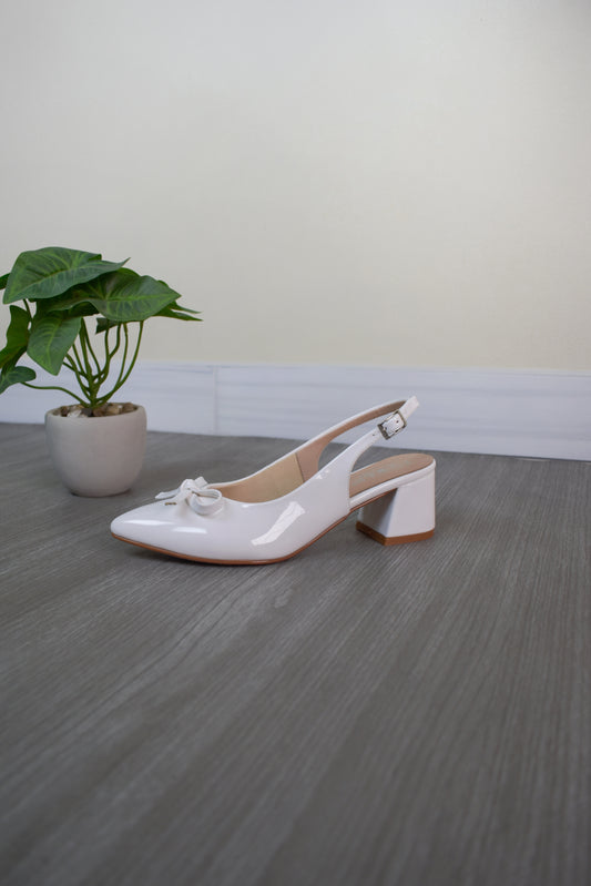 Stilettos RACHEL blanco Taco 5C