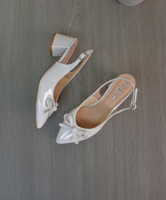 Stilettos RACHEL blanco Taco 5C