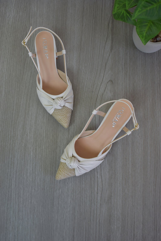 Stilettos ISABELLA hueso