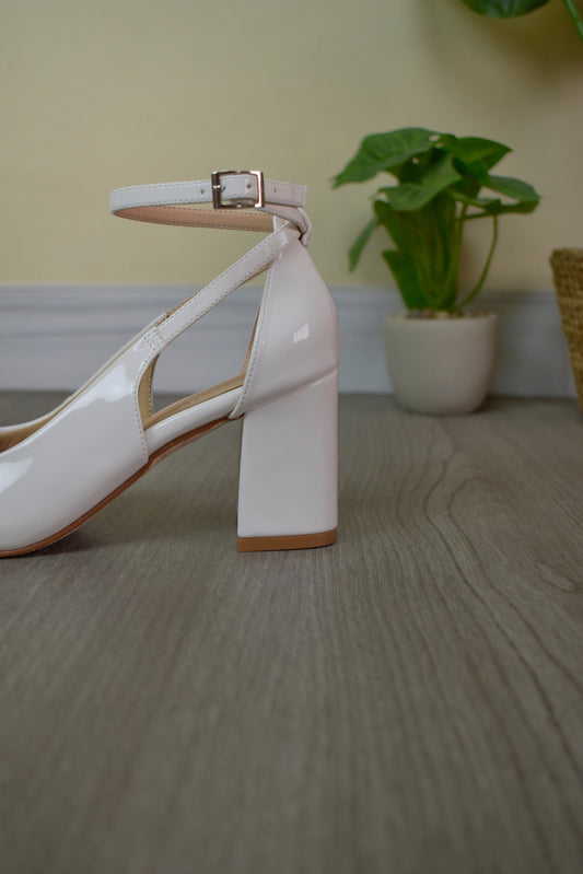 Stilettos KALI Blanco charol