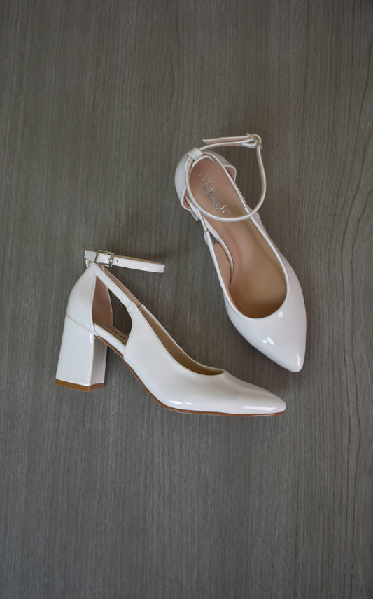 Stilettos KALI Blanco charol