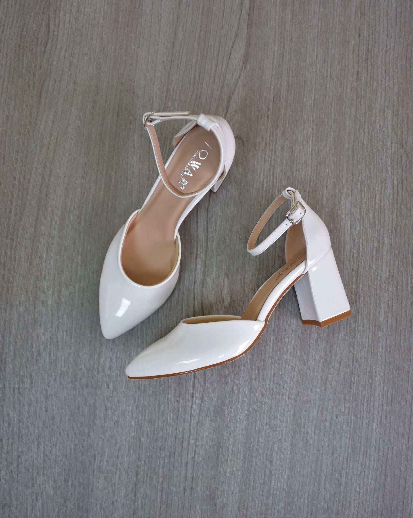 Stilettos DOVE blanco Taco 7C