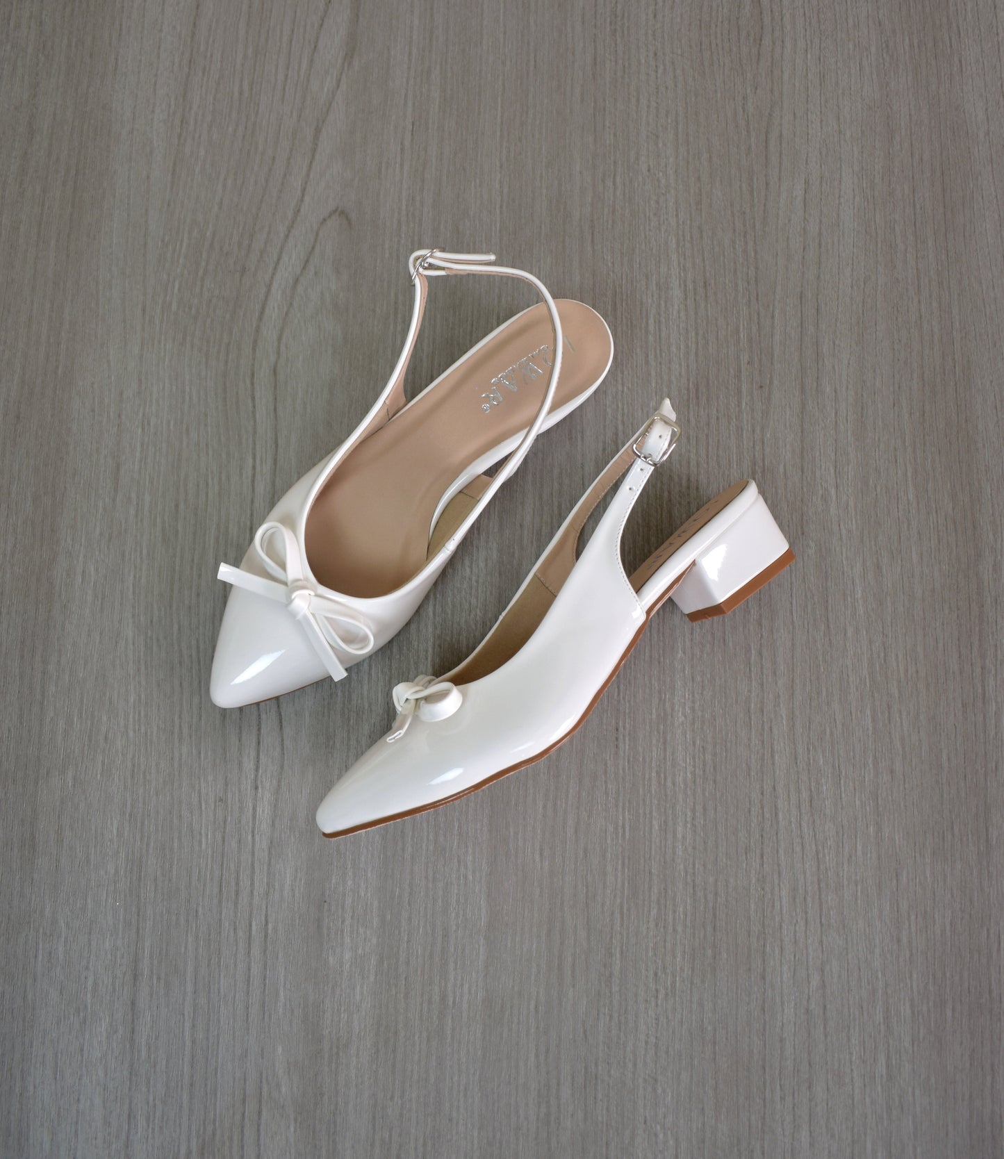 Stilettos RACHEL blanco Taco 3C