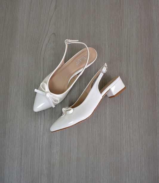 Stilettos RACHEL blanco Taco 3C