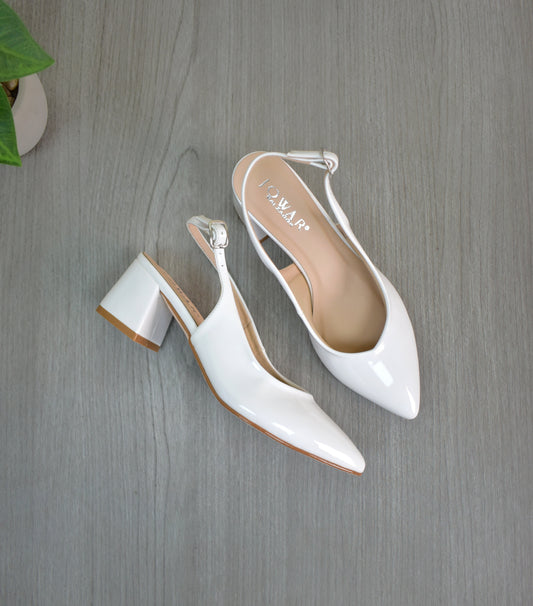 Stilettos MILEY blanco Taco 5C