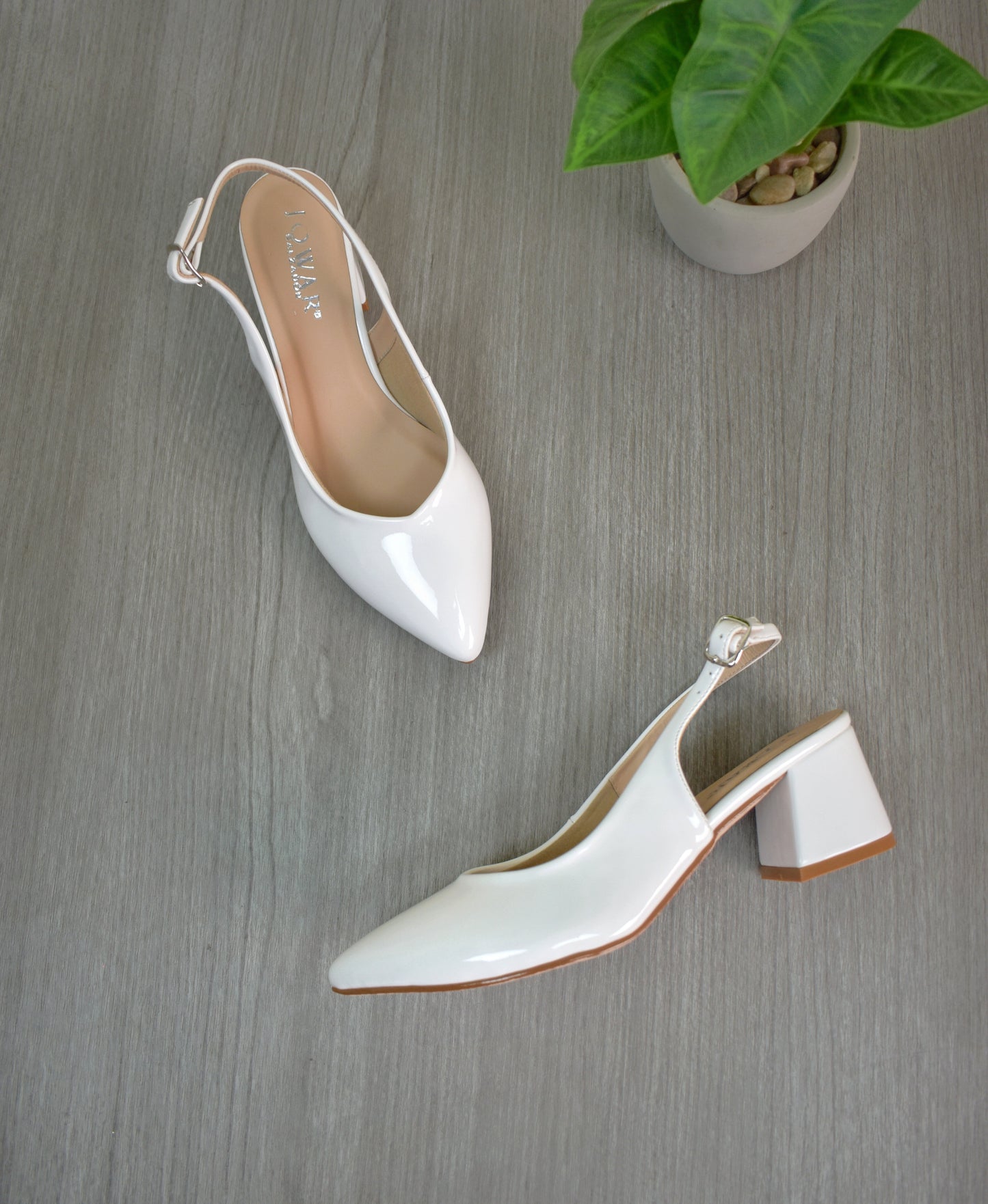 Stilettos MILEY blanco Taco 5C