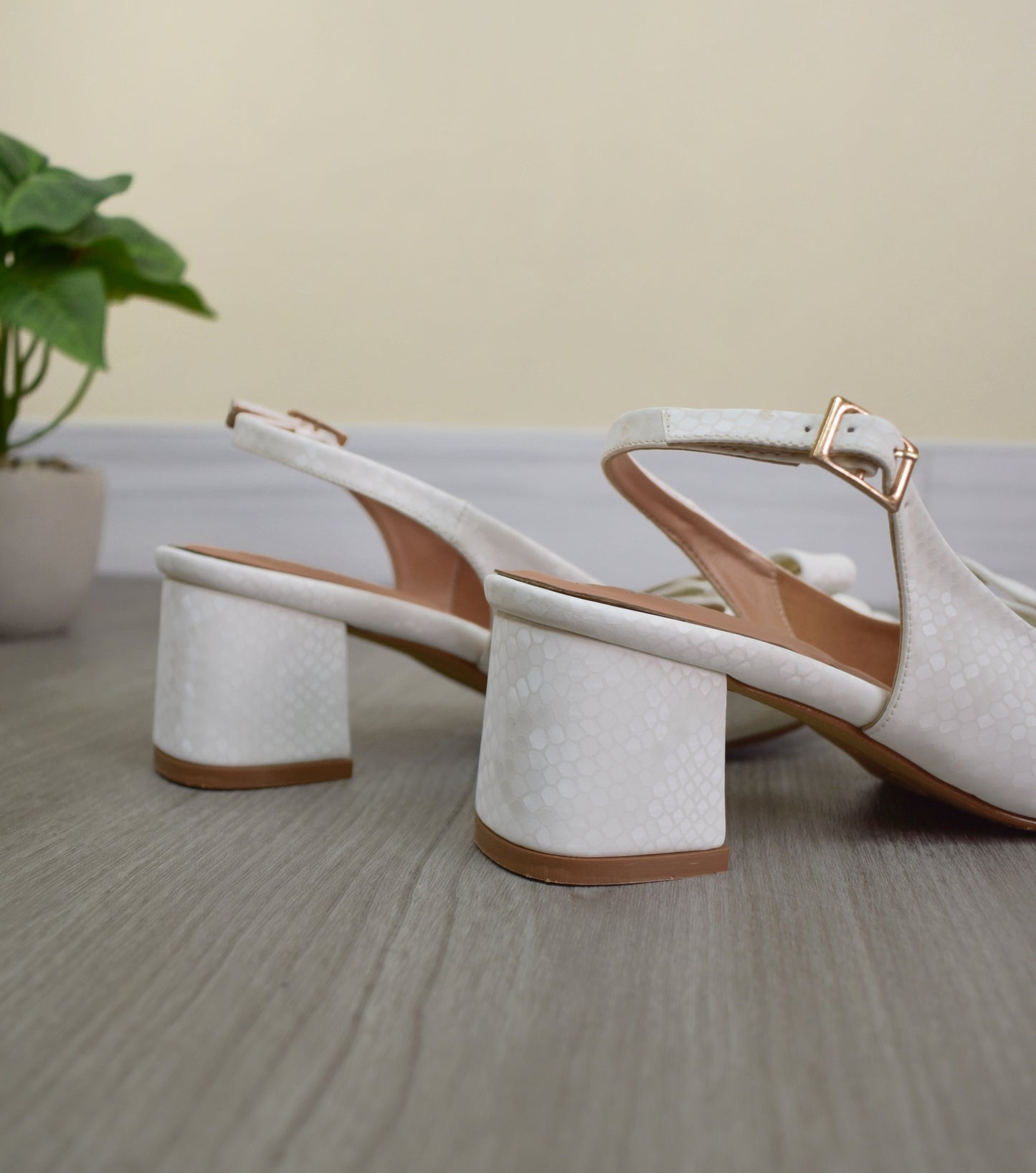 Stilettos FATIMA blanco Taco 5C