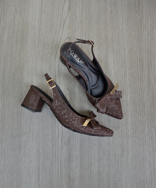 Stilettos FATIMA chocolate Taco 5C