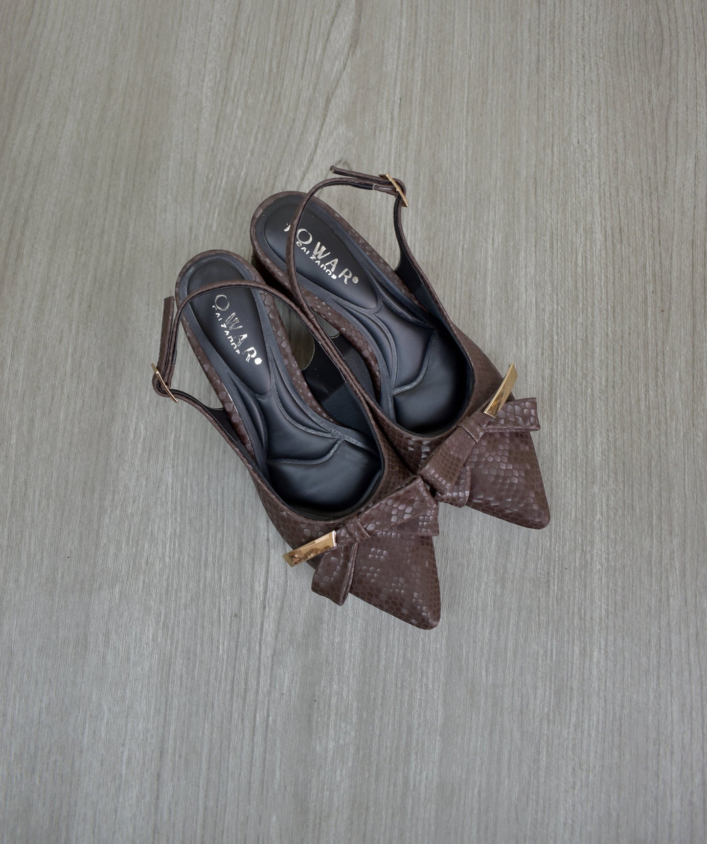 Stilettos FATIMA chocolate Taco 5C