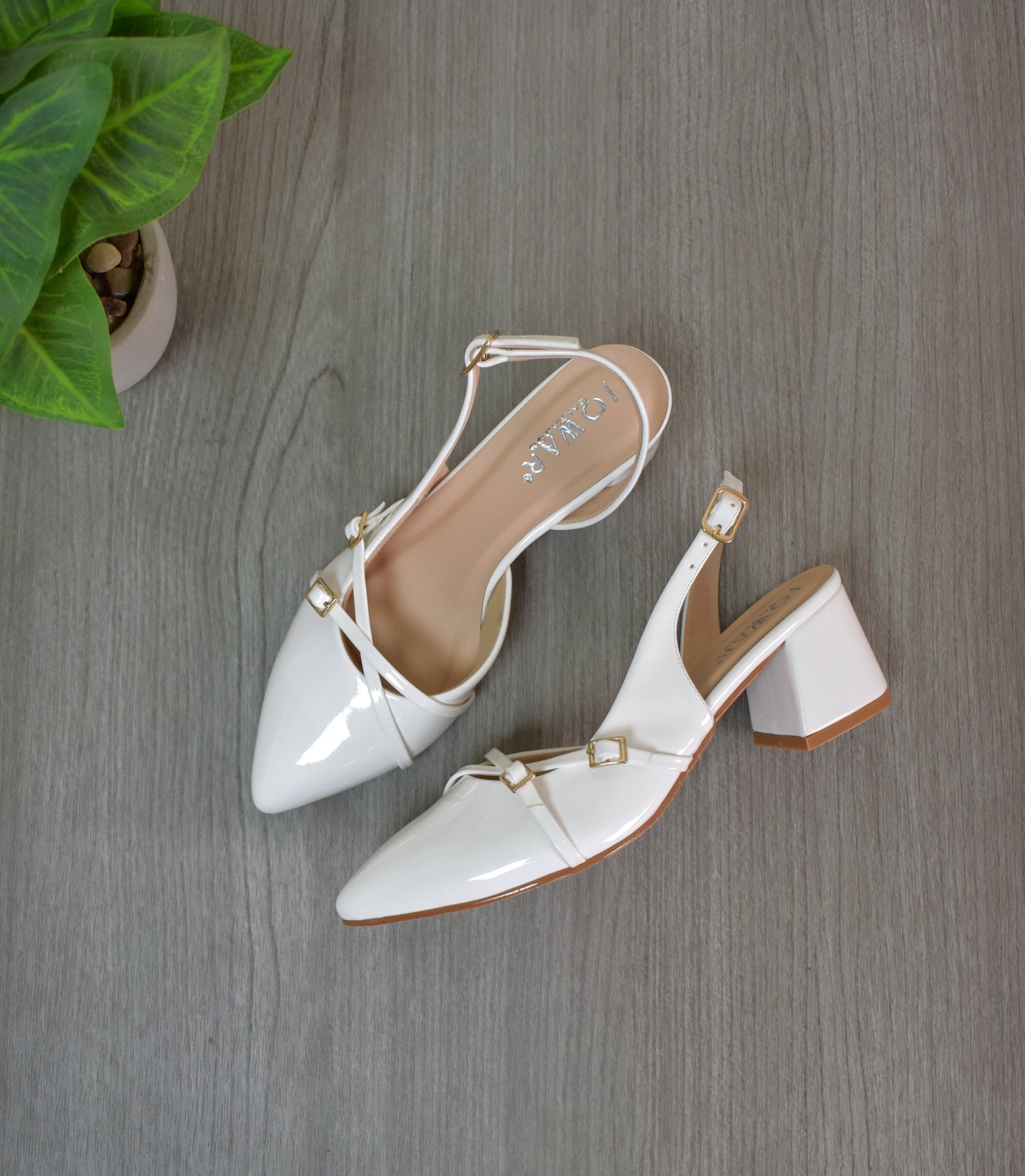 Stilettos HEIDY blanco Taco 5C