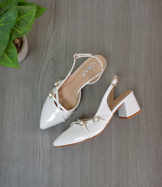 Stilettos HEIDY blanco Taco 5C