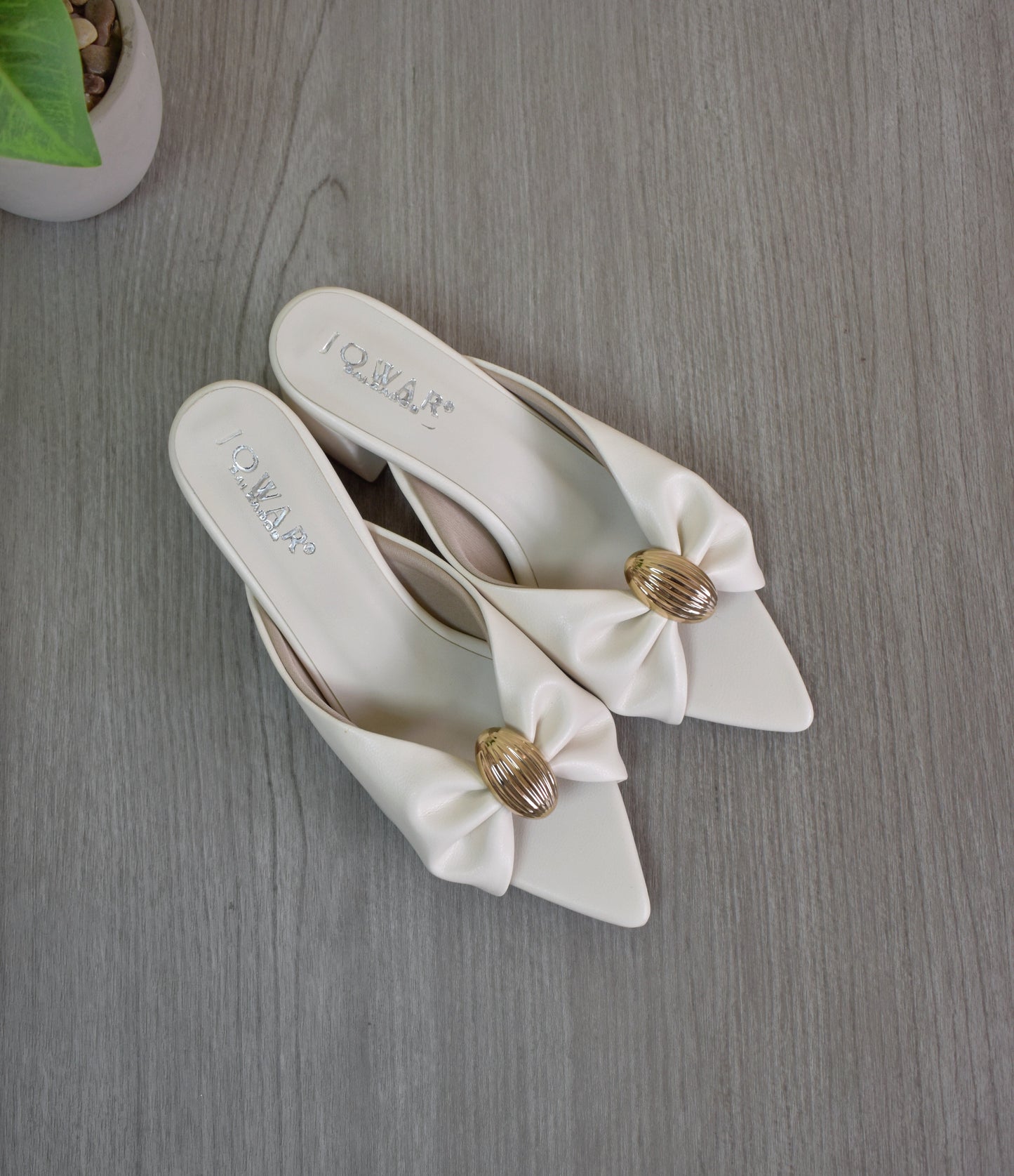 Sandalias HANNA hueso Taco 5C