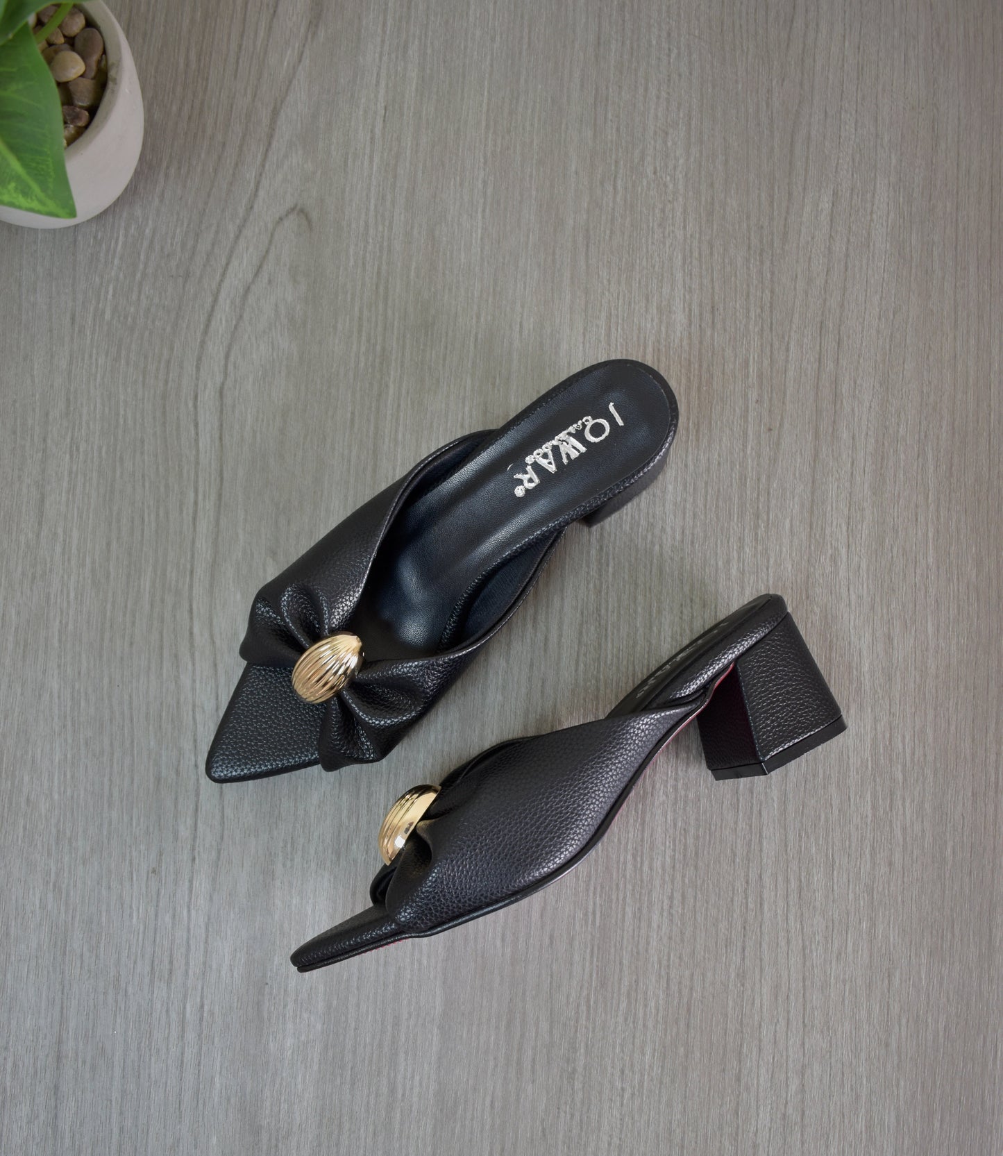 Sandalias HANNA negro Taco 5C