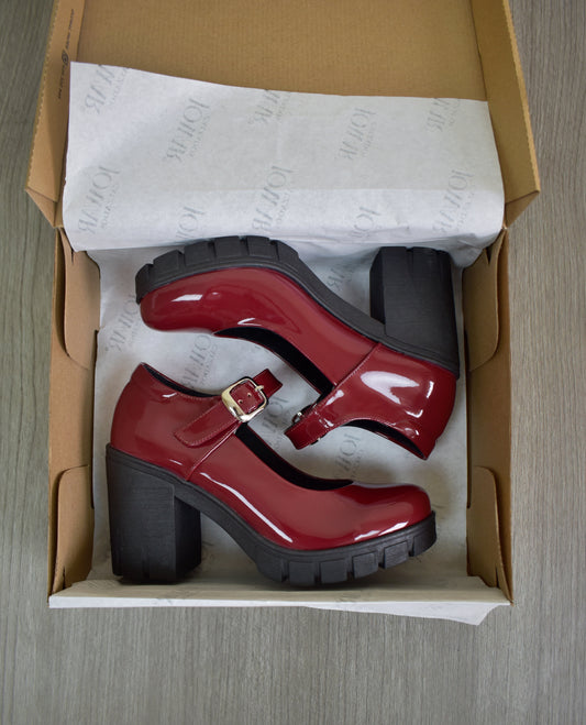 BELLA LOW Vino Charol