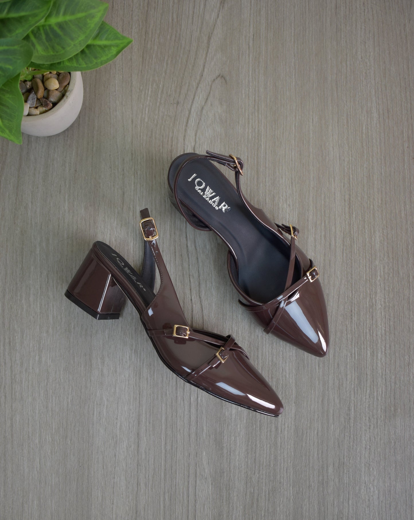 Stilettos HEIDY chocolate Taco 5C