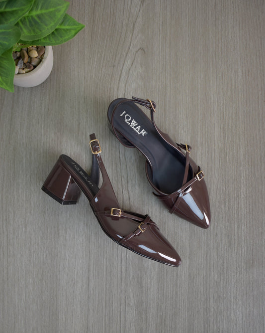 Stilettos HEIDY chocolate Taco 5C