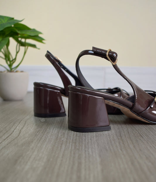 Stilettos HEIDY chocolate Taco 5C